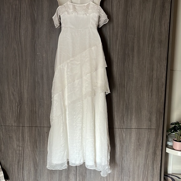 Lulu’s Ruffles White dress 👗 - Picture 8 of 14